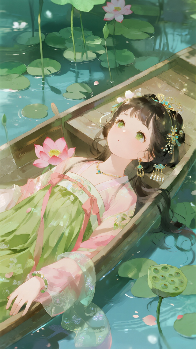 荷塘少女 竖屏1