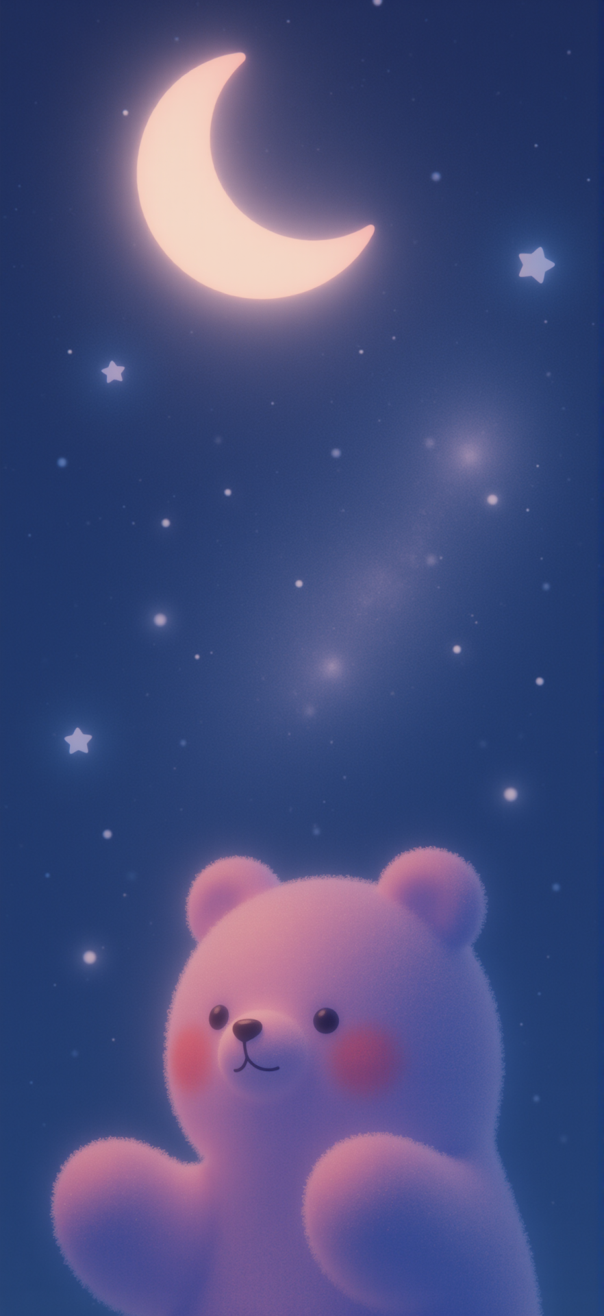 星空下的小熊
