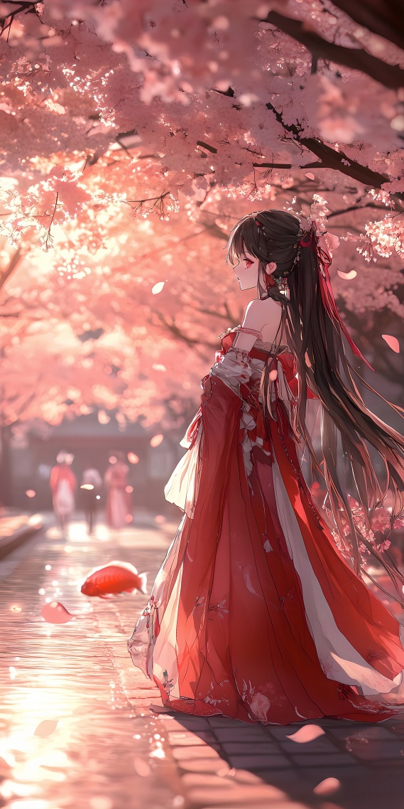 樱花树下