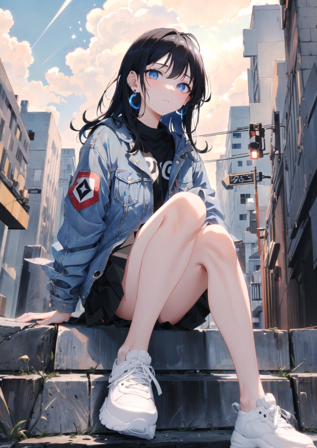 2K小白鞋美少女