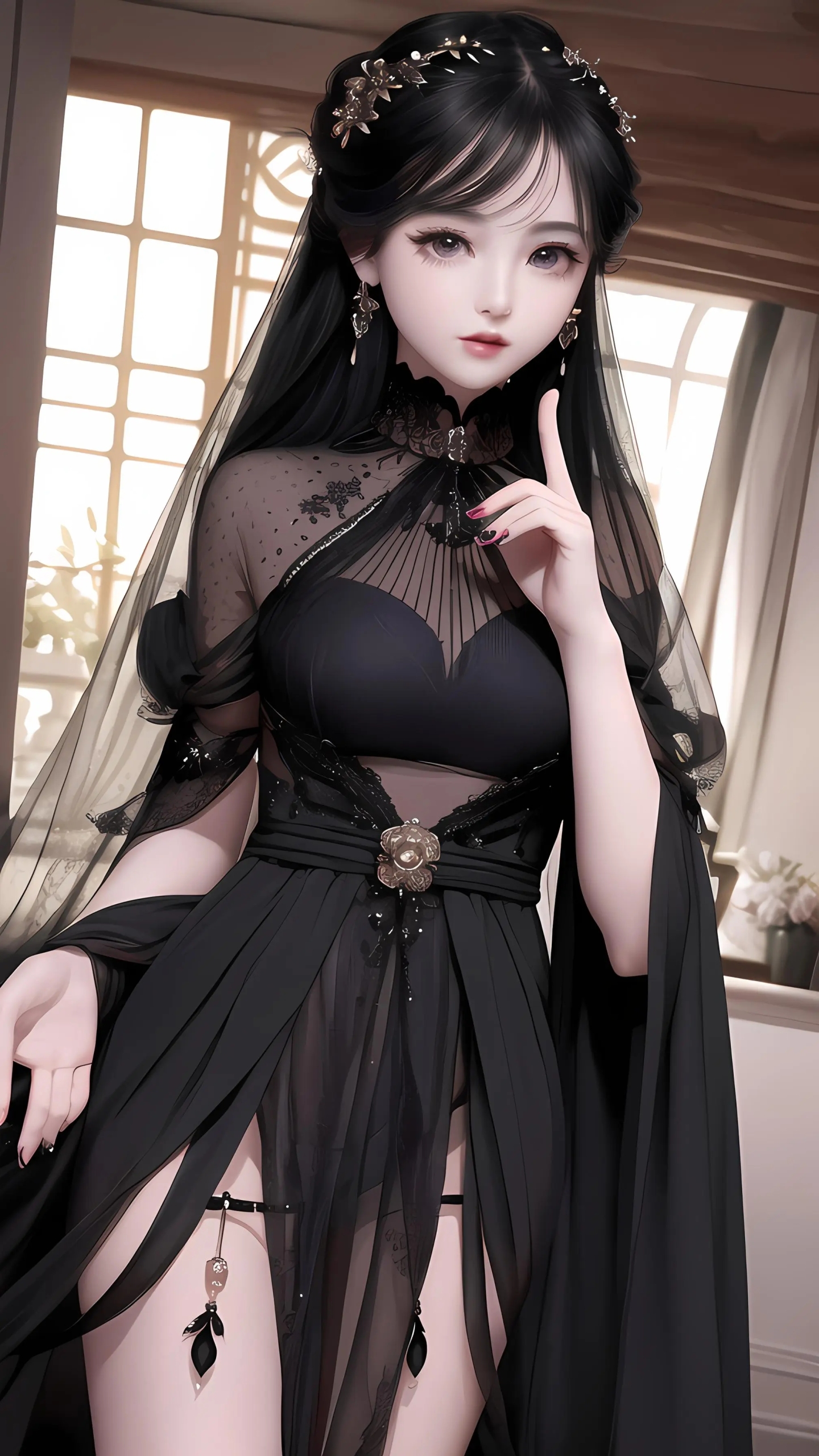 黑色绝美女神