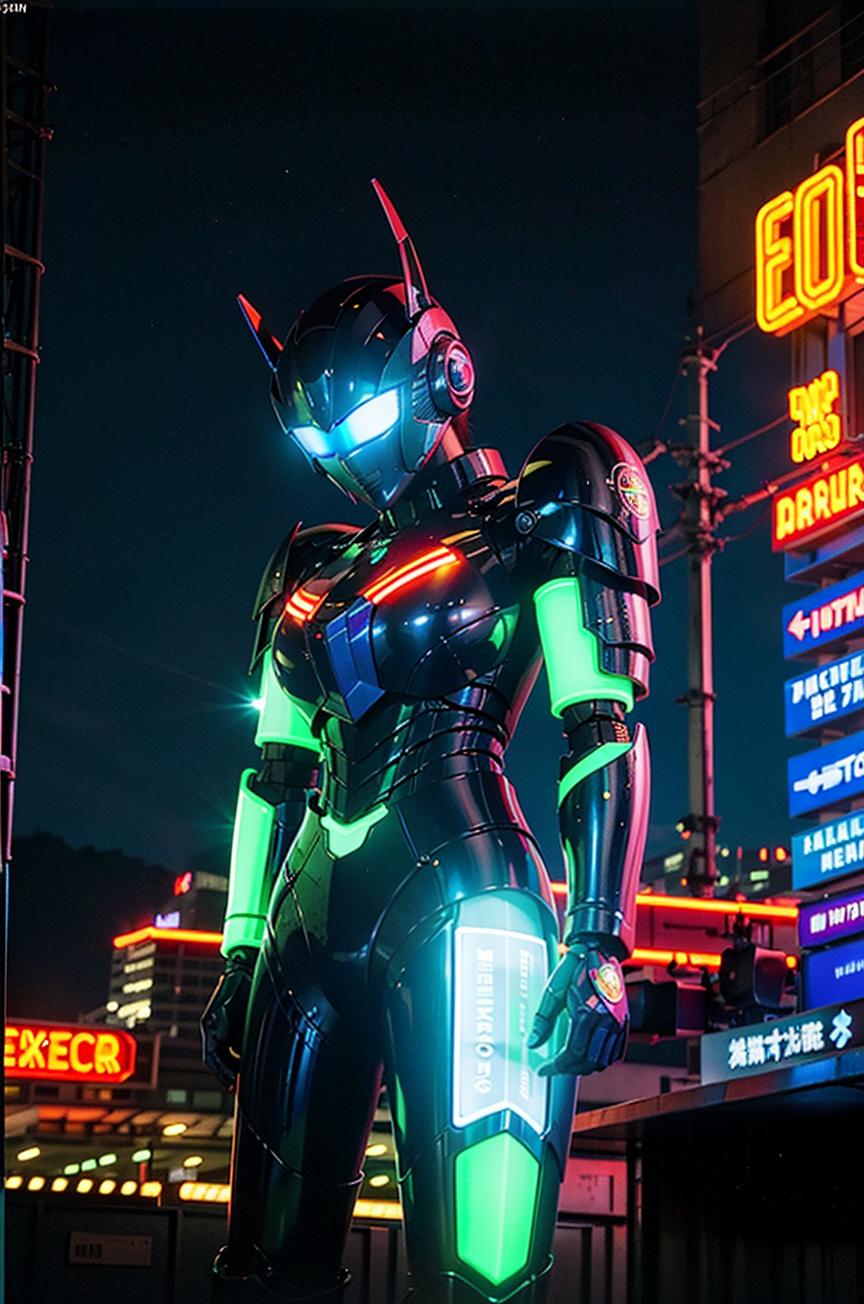 機甲美女，機械全甲
