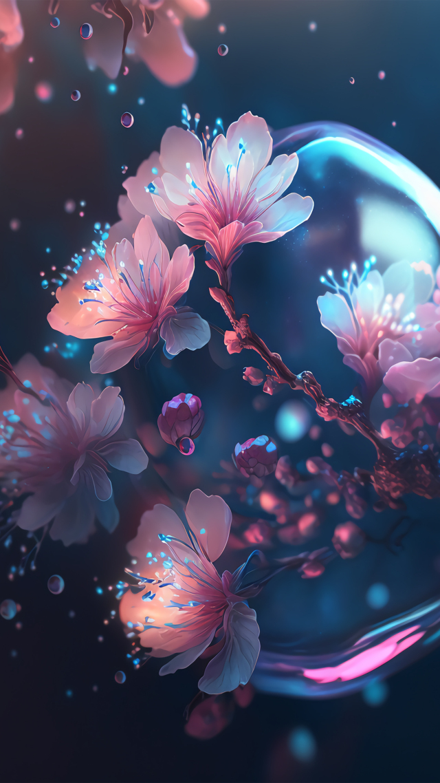 水晶花卉9