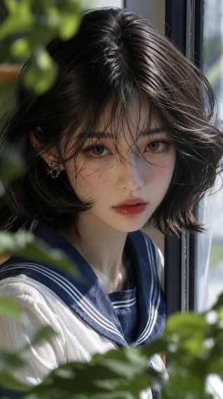 水手服清纯美女