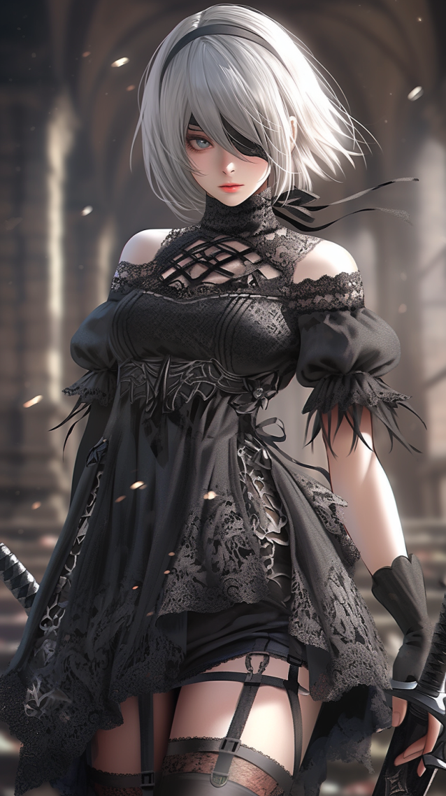 女刺客(动漫手机静态壁纸) - 动漫手机壁纸下载 - 元气壁纸