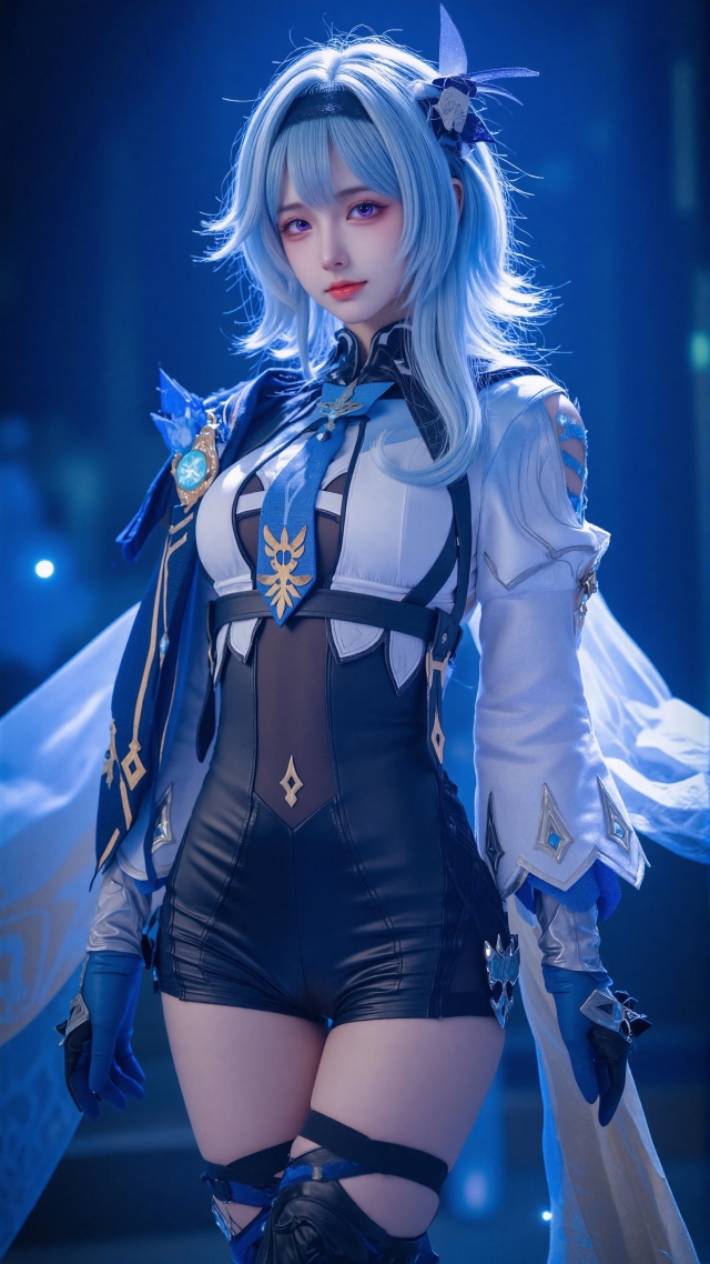 优菈cos(美女手机静态壁纸) - 美女手机壁纸下载 - 元气壁纸