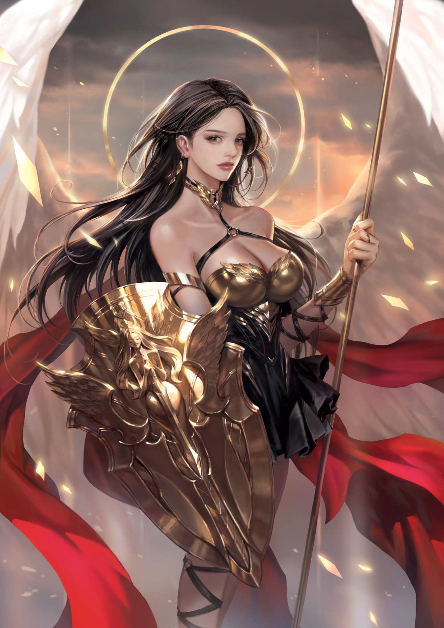 二次元插画美女