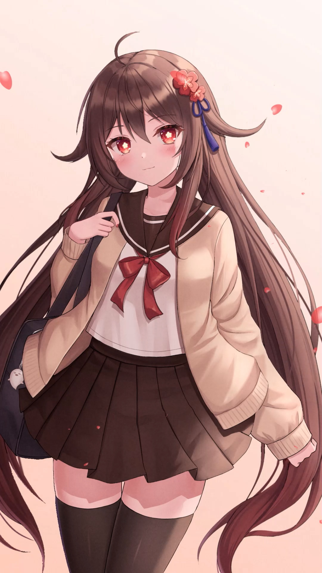 胡桃-JK制服-纯色-双端