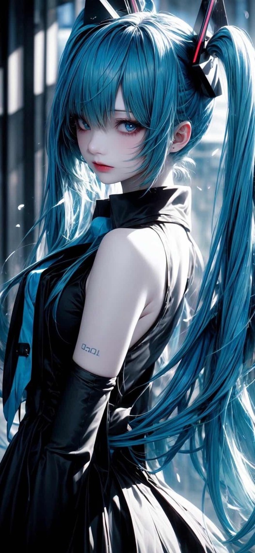 雙馬尾動漫美少女