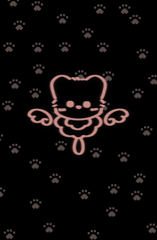 可爱粉色小猫