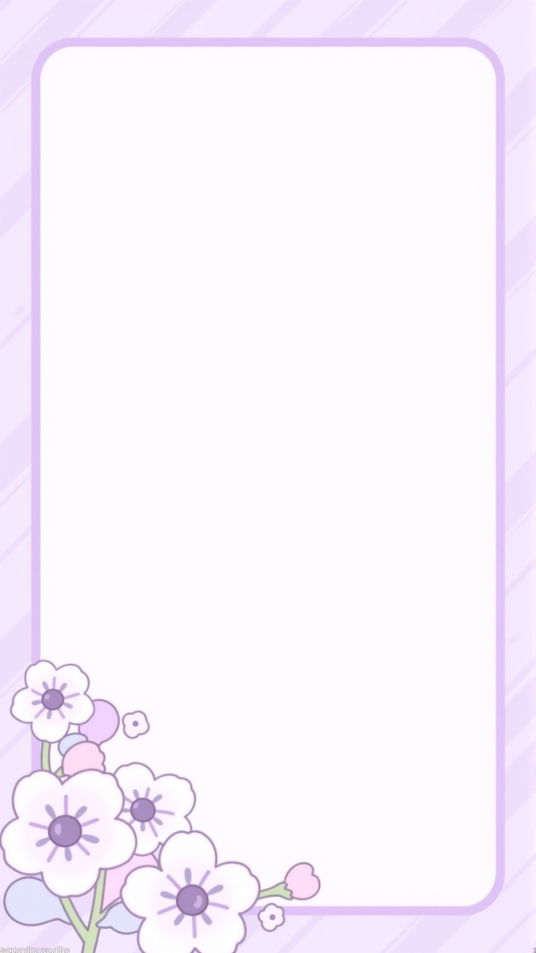 簡約紫色小花花