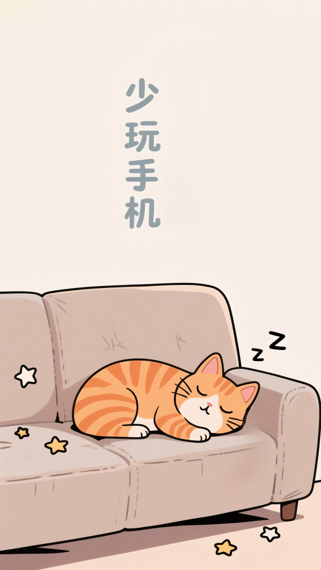 少玩手机，