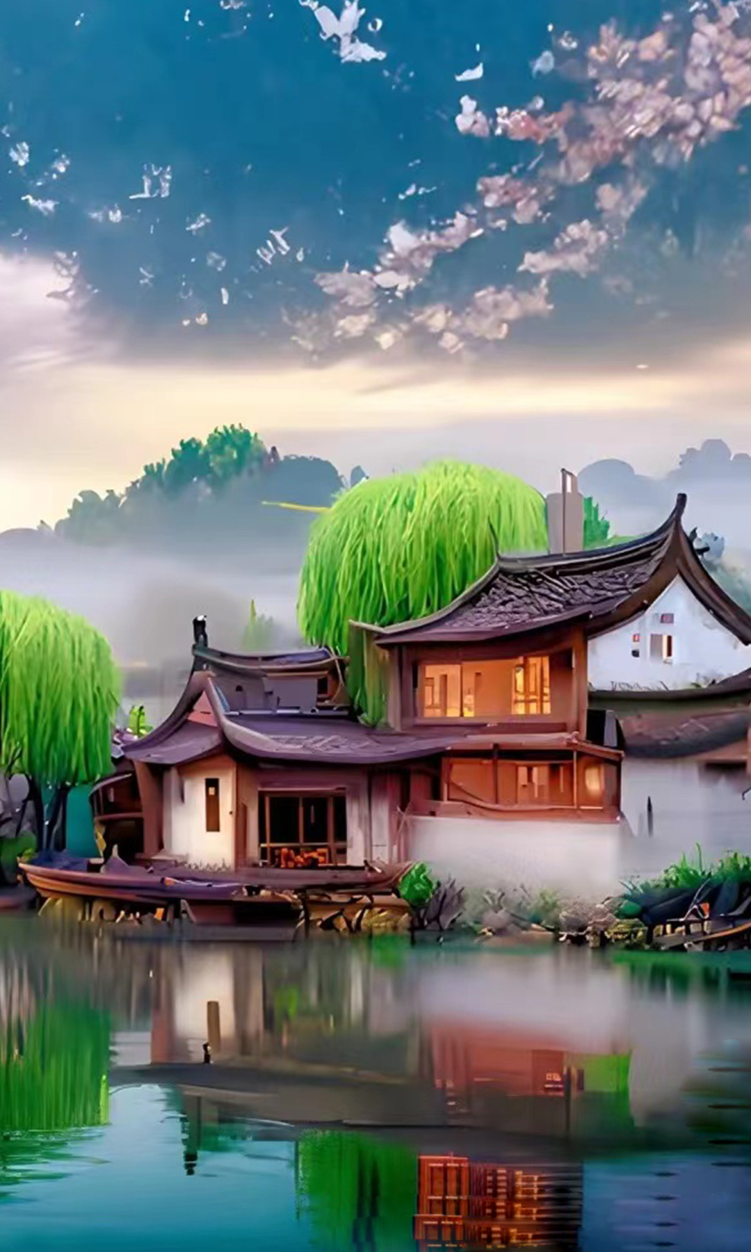 春晓江南风景