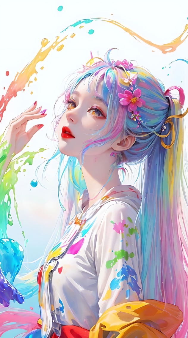 彩繪美女