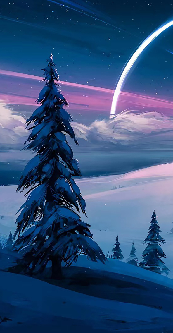 治愈雪景