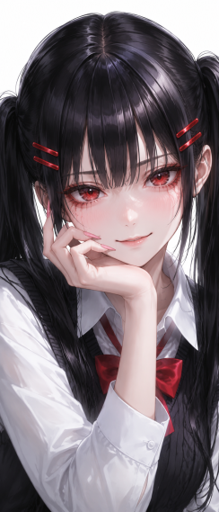 双马尾女孩