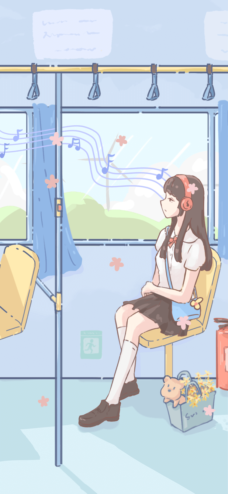 公交車上-主題鎖屏