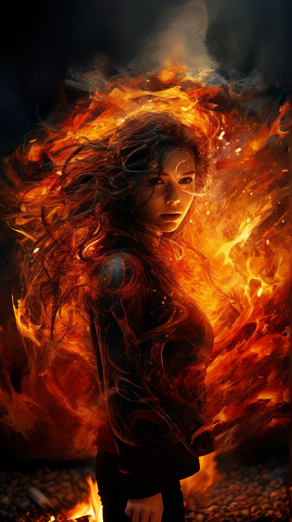 歐美風火焰女神
