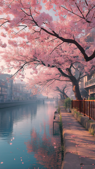 樱花树下