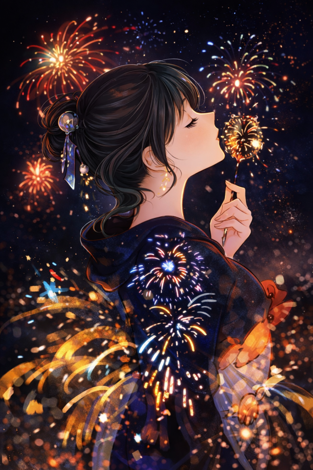花火与少女