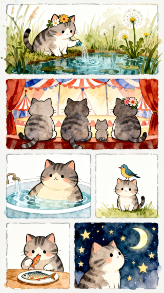 猫咪一家
