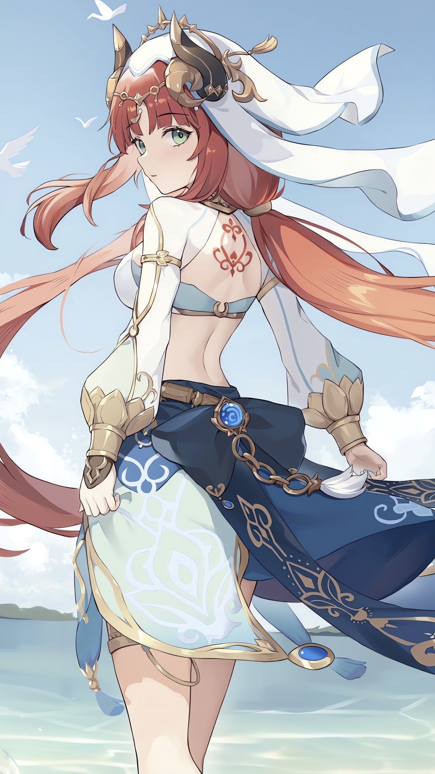 長發美少女