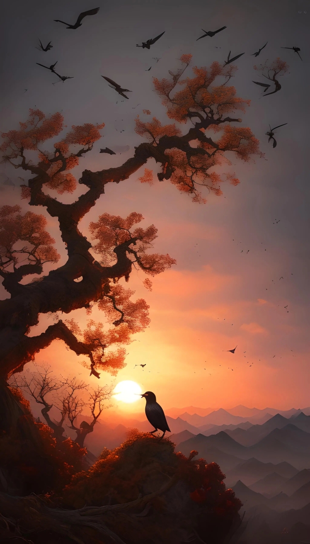 樹.鳥