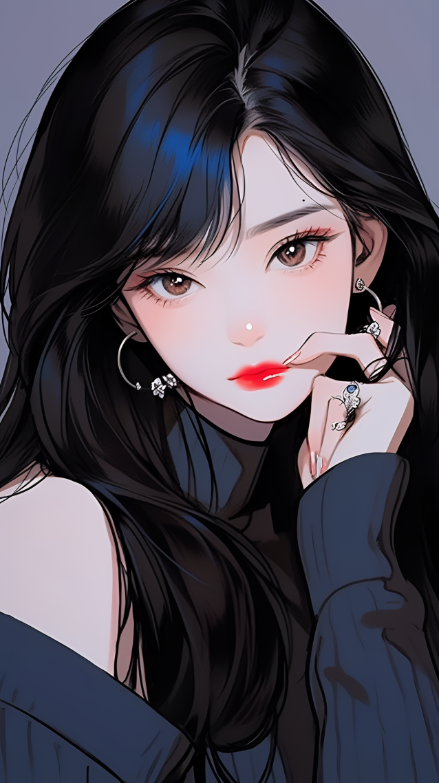 酷酷滴(美女手机静态壁纸) - 美女手机壁纸下载 - 元气壁纸