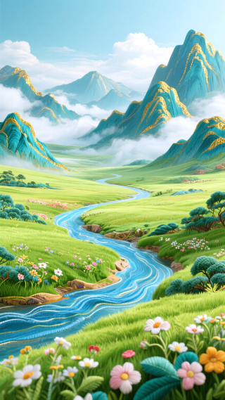 青山绿水间