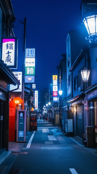 日系风格街道