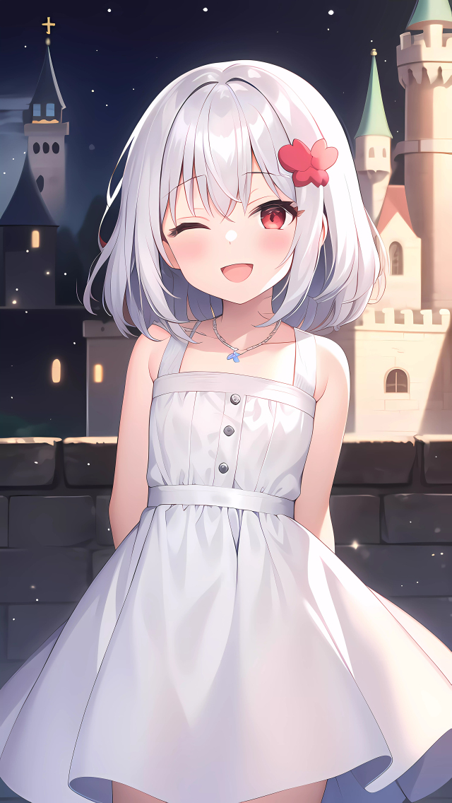 可爱萝莉女孩