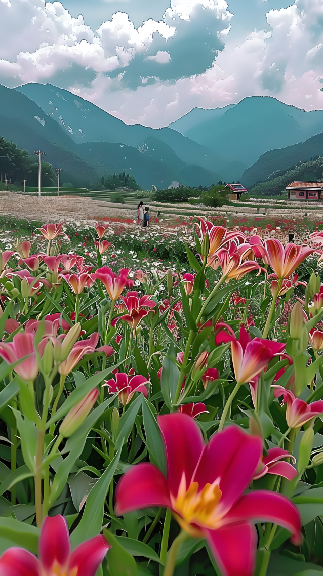 春天到了 花开了