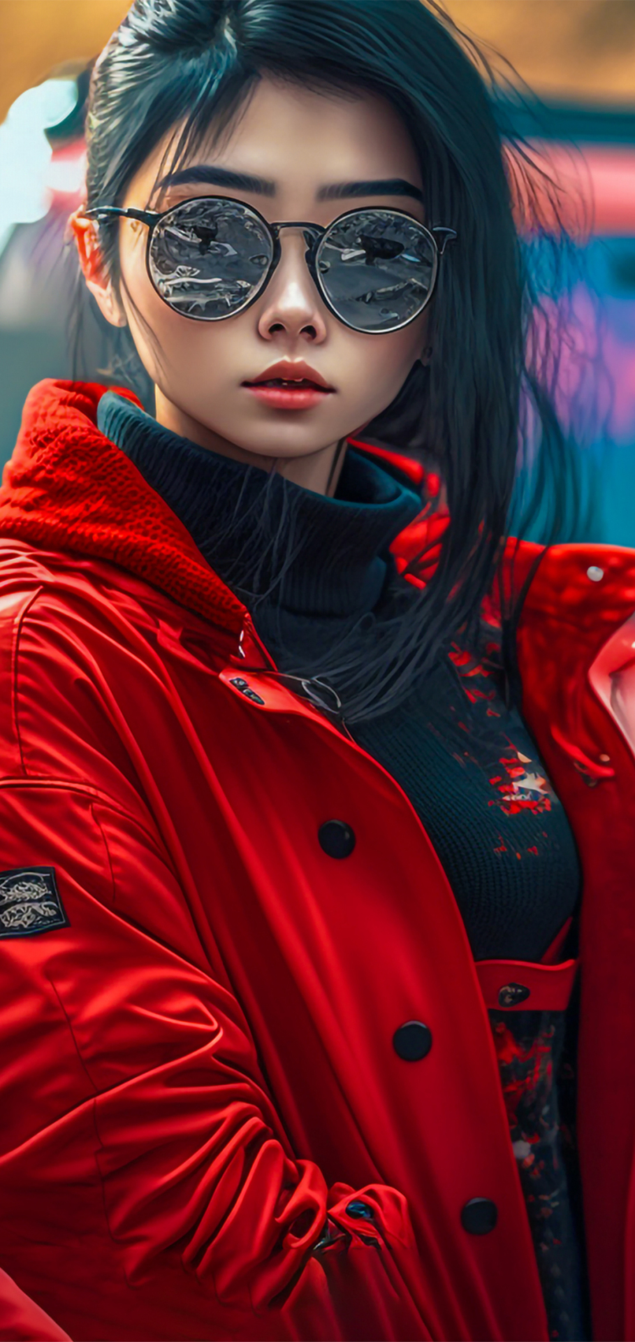 美女 汽車 4K