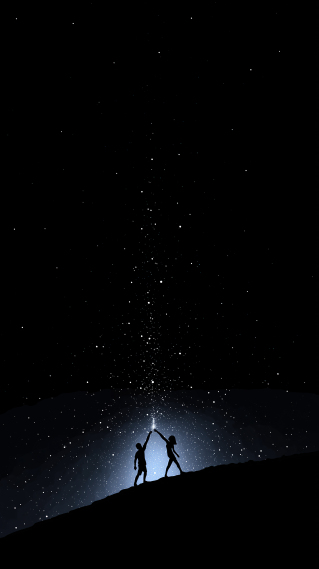 简约星空壁纸