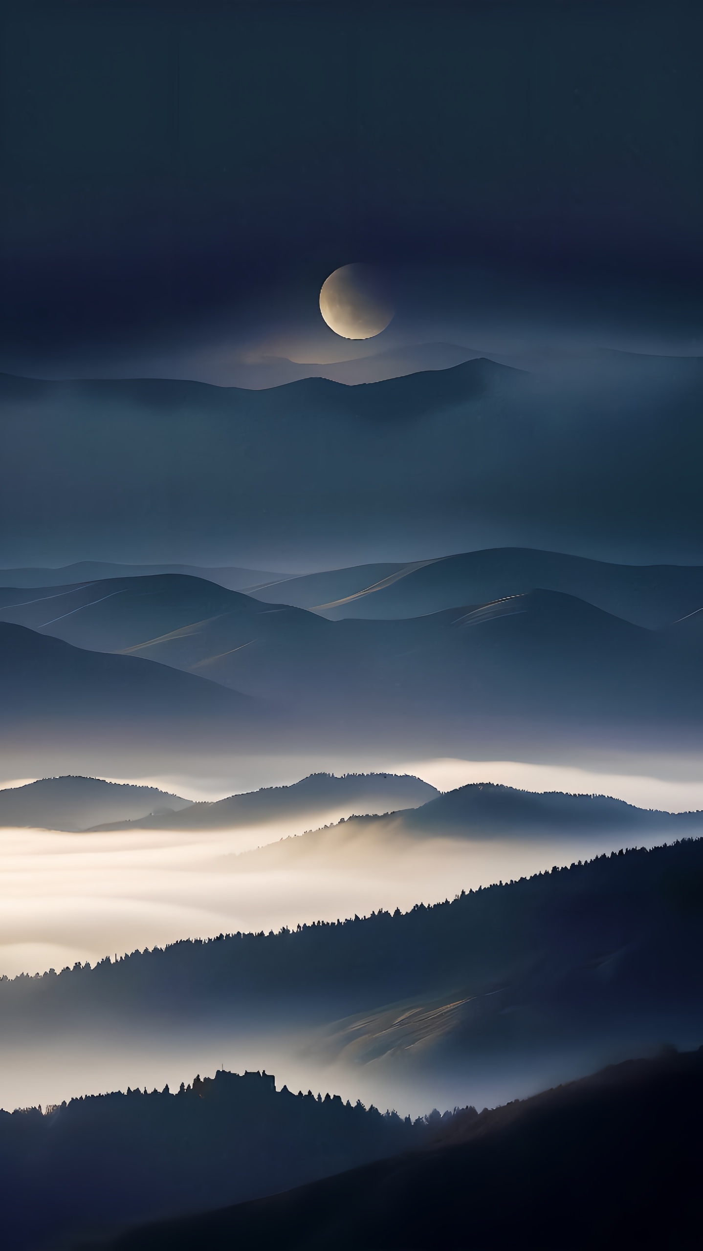 深山之夜