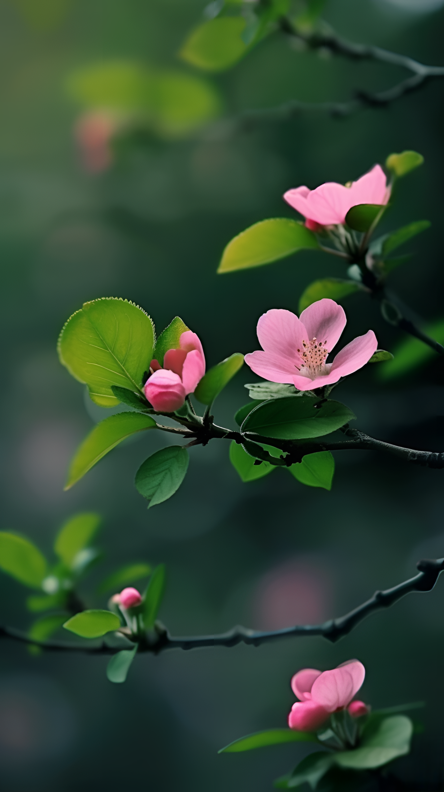 粉色小花
