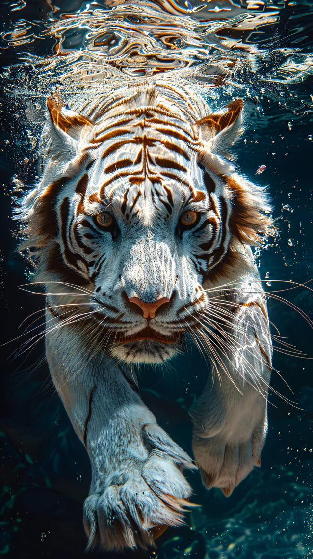 水中的白虎