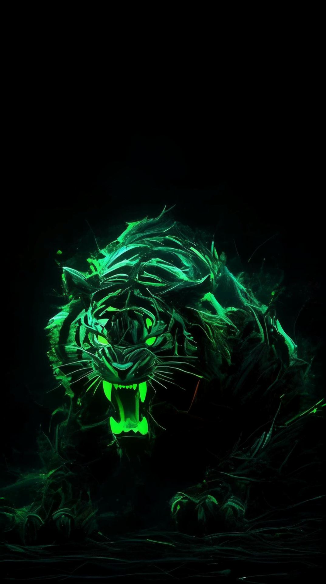 綠魔猛虎超燃壁紙