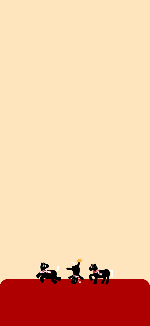 小黑马马年手机壁纸主屏