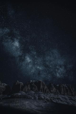 简约黑色星空