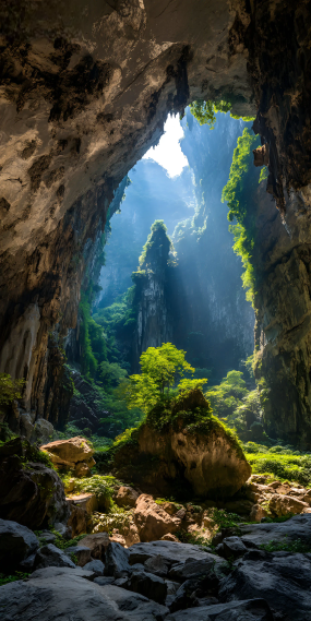 一洞窥天，光落秘境