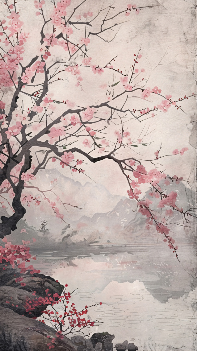 落樱湖畔