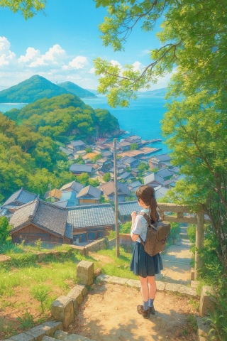 少女与乡下