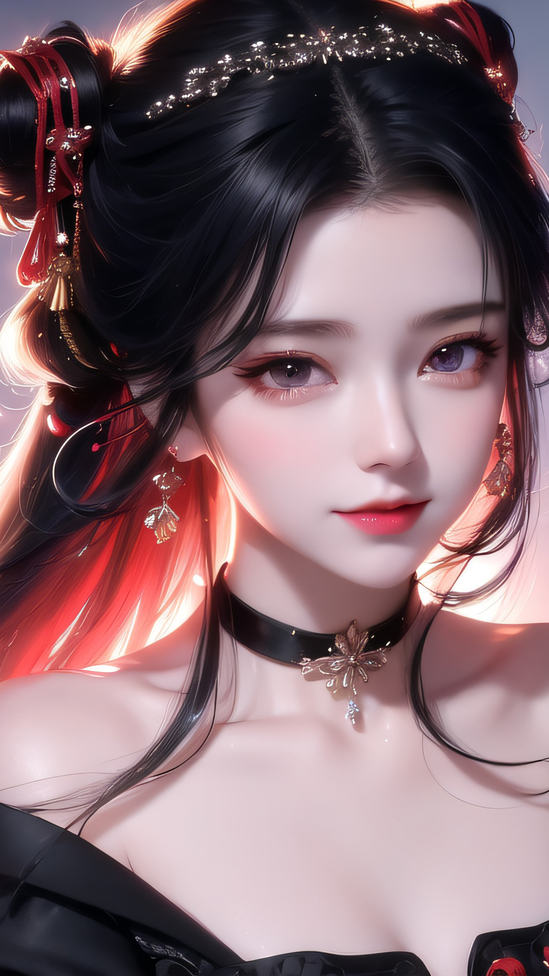 純欲系雙馬尾古風女孩
