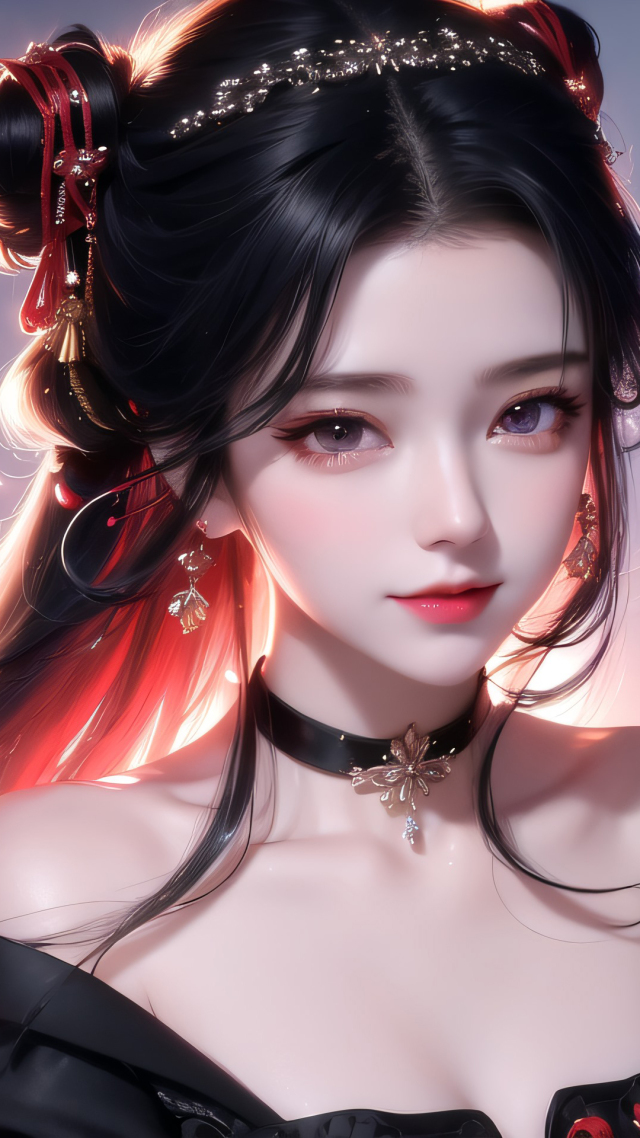 純欲系雙馬尾古風女孩