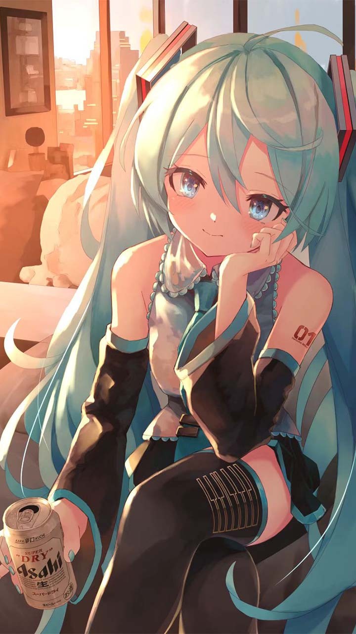 二次元大眼萌妹