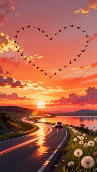 夕阳落日风景