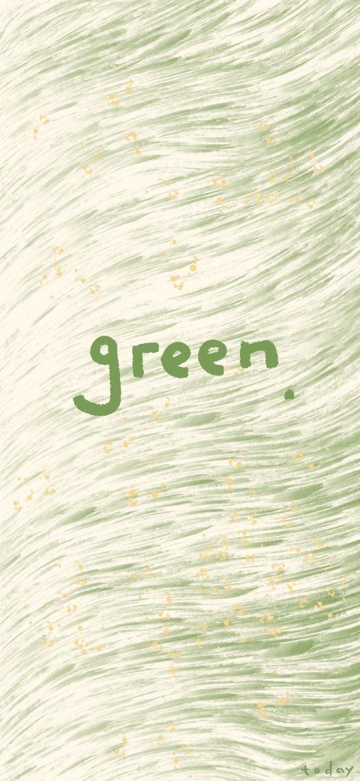 是夏天的green
