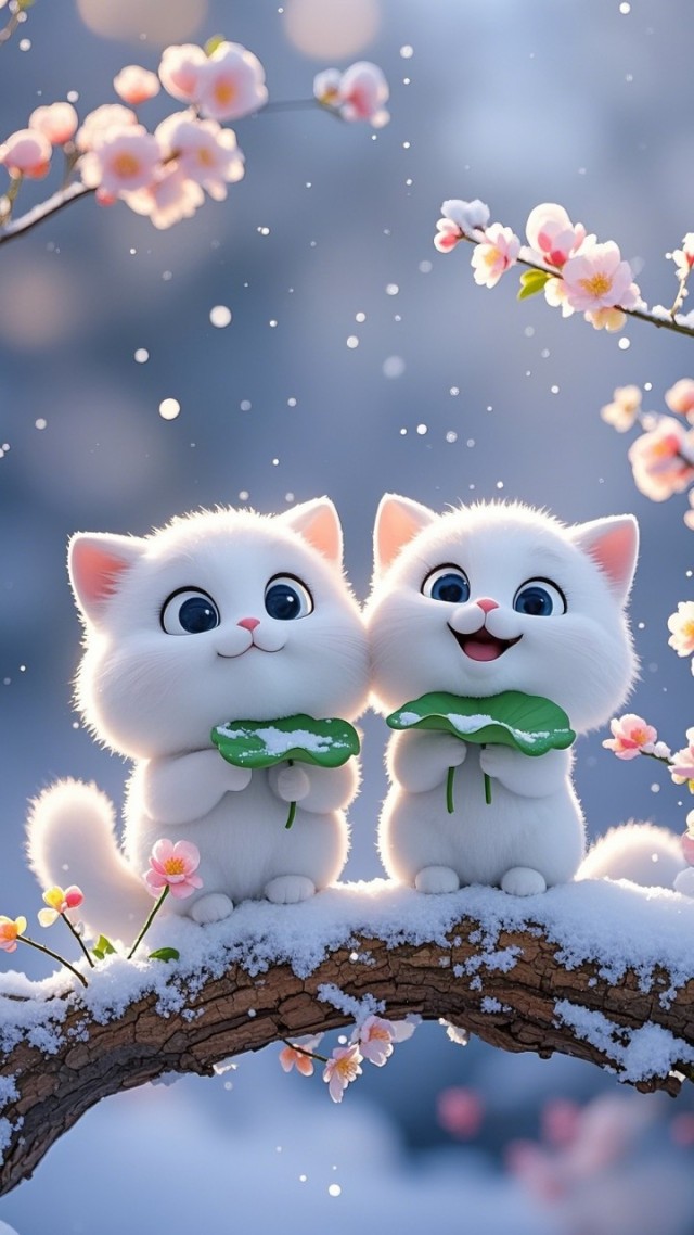 看！下雪了