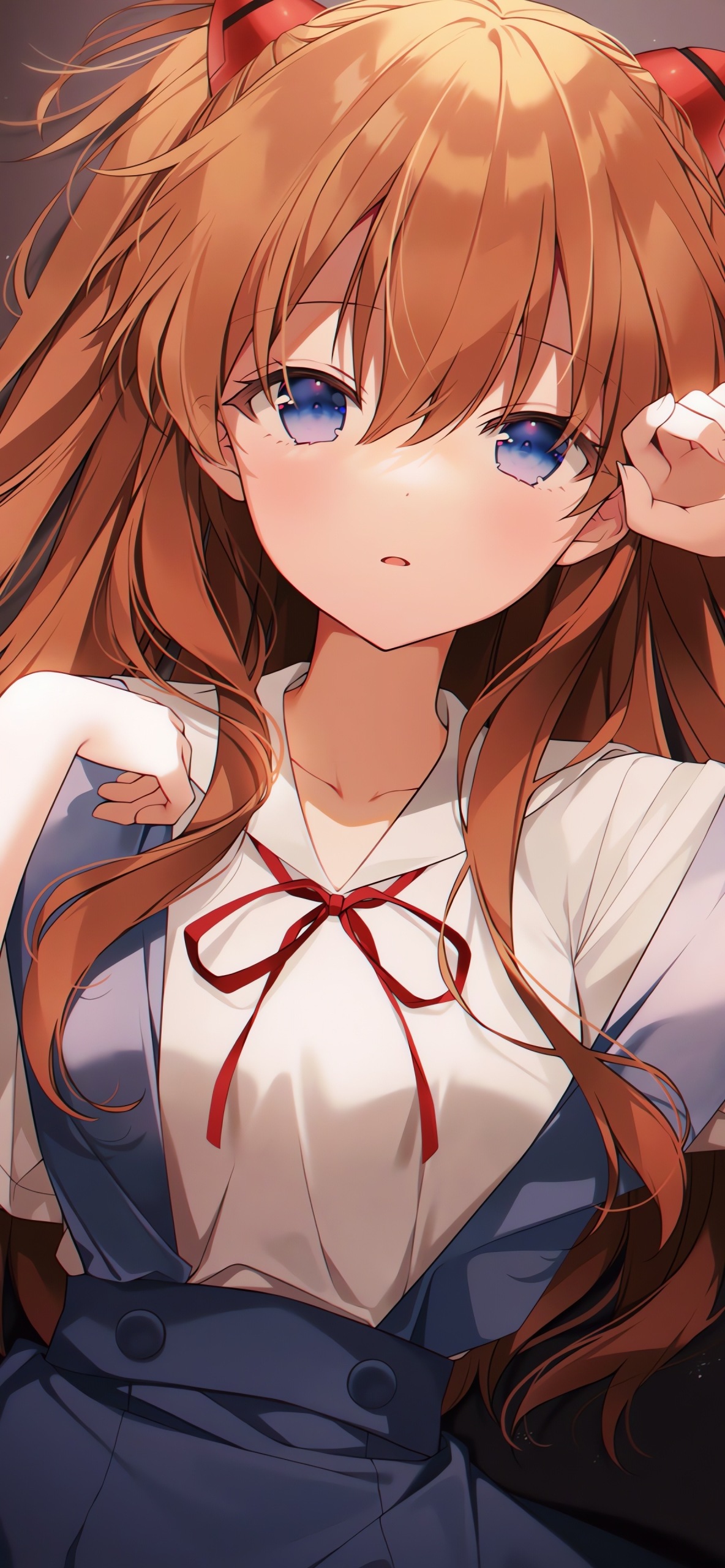 棕发美少女